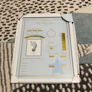 Baby’s First Year Wall Frame